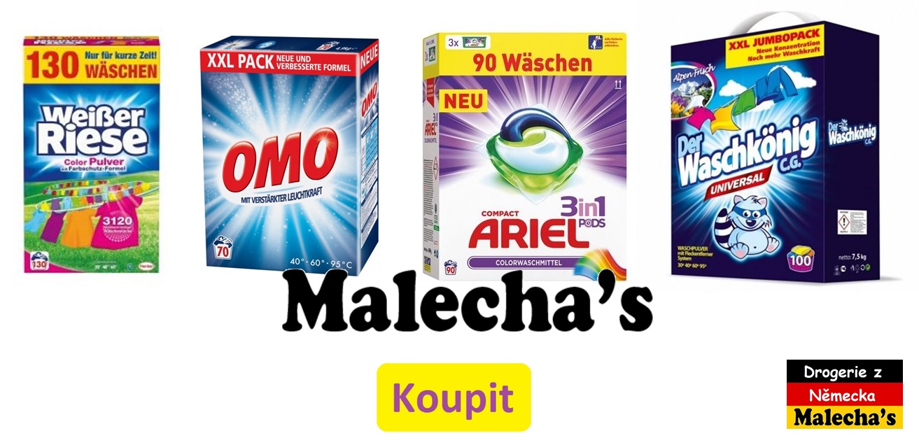 Levné prací prášky z Německa